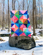 Load image into Gallery viewer, Picnic in the park quilt pattern solid version - PDF download