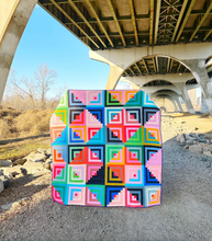 Load image into Gallery viewer, Picnic in the Park quilt pattern PDF - solids version extension only