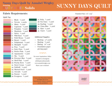 Load image into Gallery viewer, Sunny Days Quilt pattern - PDF.