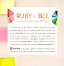 Load image into Gallery viewer, Ruby and Bee Fat quarter bundle
