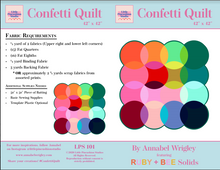 Load image into Gallery viewer, Confetti Quilt Pattern PDF download
