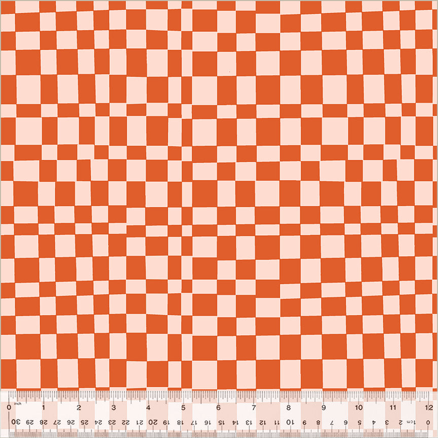 Kaleidoscope- Checker Mandarin/Blush