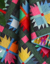 Load image into Gallery viewer, Frolic Quilt kit and paper pattern.
