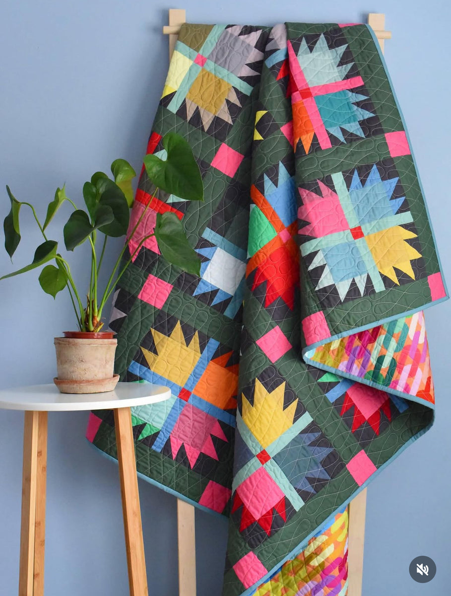 Frolic Quilt kit and paper pattern. – Annabel Wrigley handmade