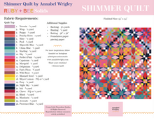 Load image into Gallery viewer, Shimmer Quilt Pattern PDF
