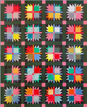 Load image into Gallery viewer, Frolic Quilt kit and paper pattern.
